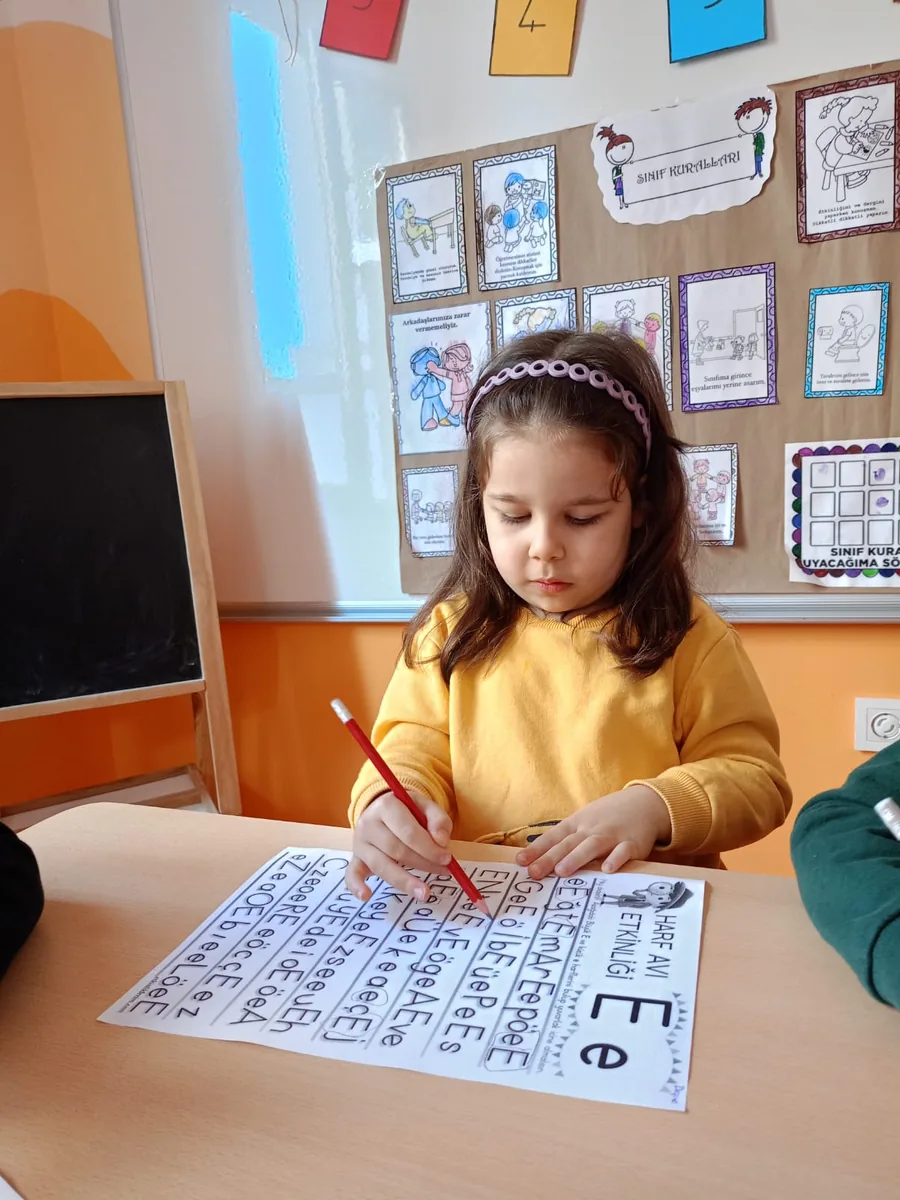 Özel Eda Anaokulları’ndan bir an